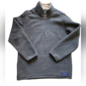 Properly Tied Men's Gray Fleece Pull Over Sweater -XXL